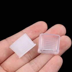 20pcs Referee Whistle Cover Transparent Whistle Cushioned Mouth Grip Soccer Referee Whistle Protective Accessories