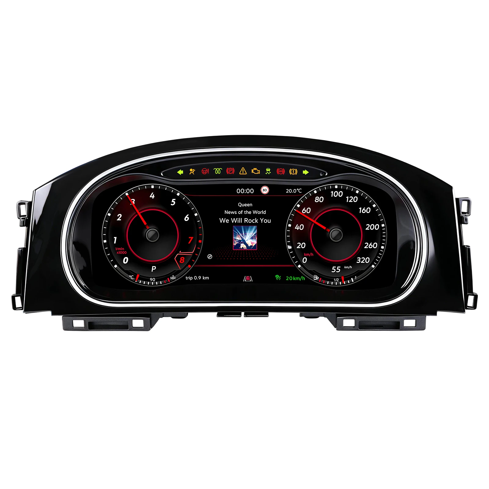 1920*720 HD Dashboard panel For Volkswagen Vw Golf 7 2014 - 2020 Digital Instrument Cluster Virtual Cockpit Speedometer Linux