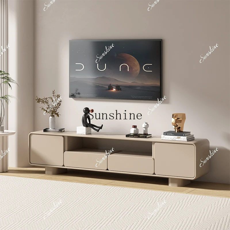 

Solid wood TV cabinet Modern simple living room Household small apartment floor FT