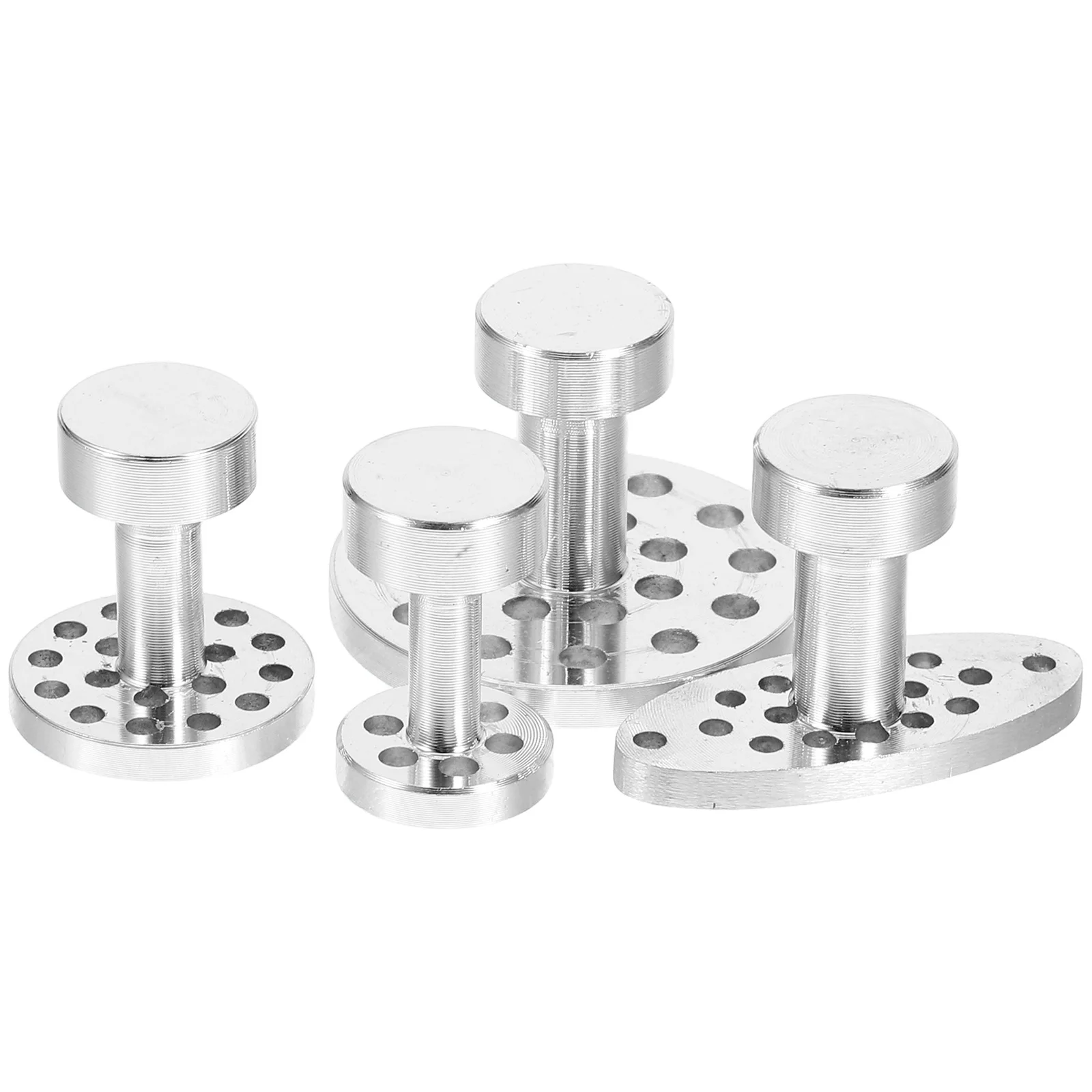 

4Pcs Body Kit Aluminum Slide Hammer Tabs Paintless Dent Puller Tools for Auto Hail Damage Removal