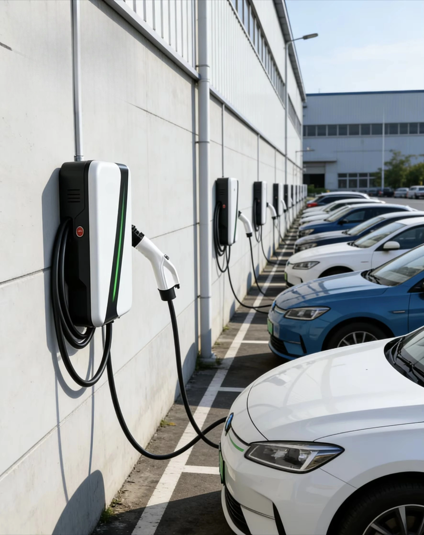 PEV-7KW07 7KW EV Charger | 220V, 32A, 4.7m Cable, IP55, 7-Pin, Vehicle Electronic Lock Supported