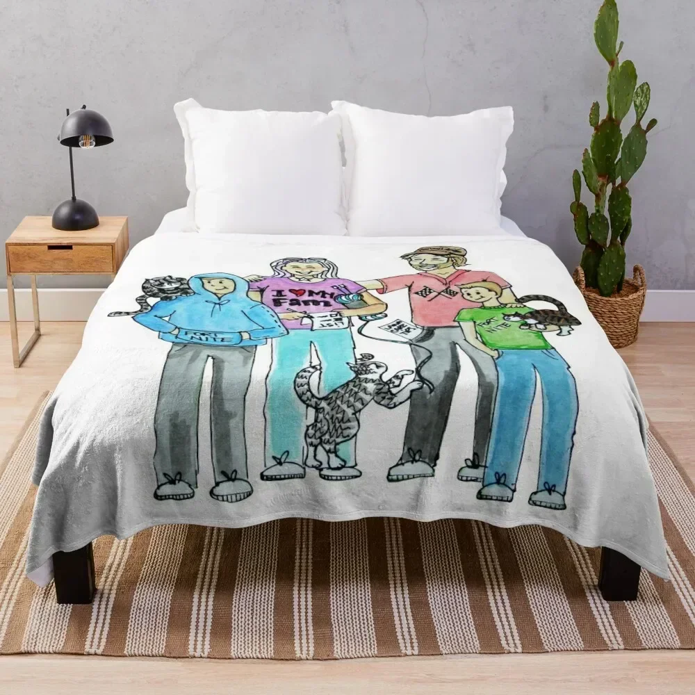 

Father's Day Gift for A.J. Throw Blanket No Pilling Soft Warm Blanket for Bed