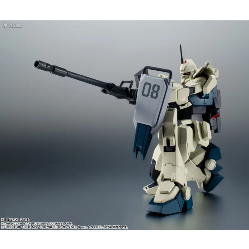 Bandai Original ROBOT Soul Regular Edition 302 RX-79 (G) Ez-8 Jusqu'à Ez-8 Ver. A.NA.M.E. Jouet fait main de poupée d'action d'anime