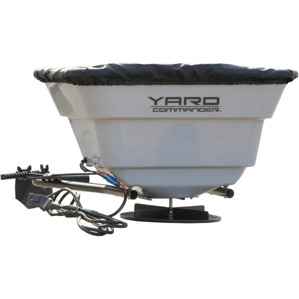 Yard Commander - 80-Pound ATV/UTV Broadcast Spreader - 12-Volt Heavy Duty Motor - Salt, Seed, Fertilizer & More -Adjustable Drop