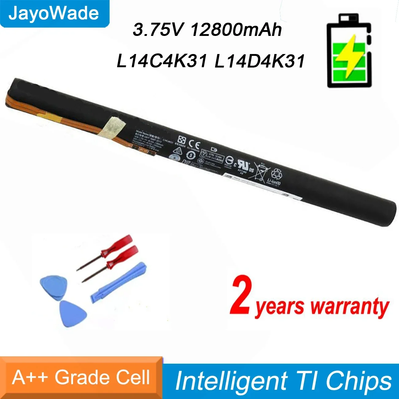 

Battery L14C4K31 L14D4K31 Laptop Battery For Lenovo Yoga Tablet 2-1371F Pro-1371F 3.75V 12800mAh 48WH Notebook Battery