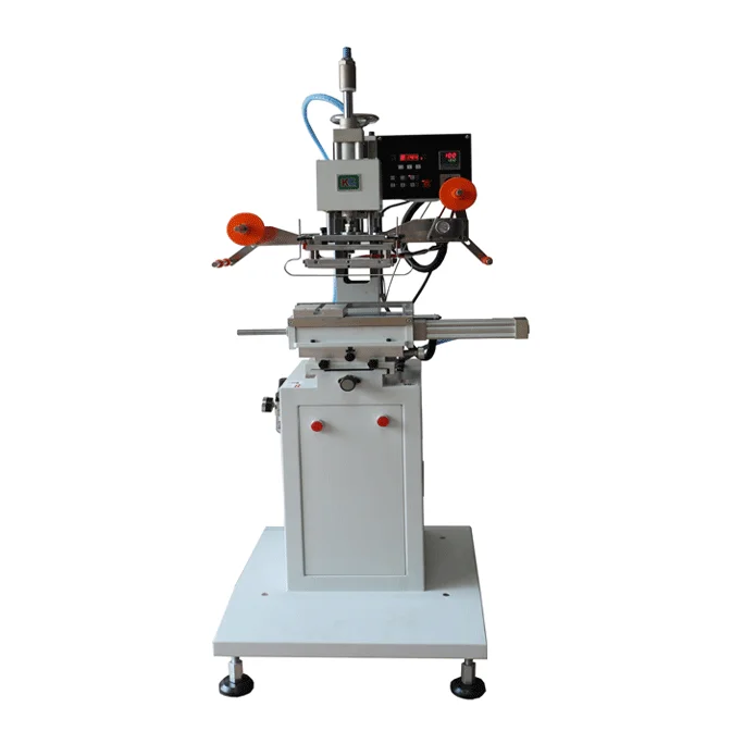 Hot Selling New Pneumatic Core Motor Semi-Automatic Flat Cylinder Foil Stamping Machine Heat Press Plates for Garments Lipstick