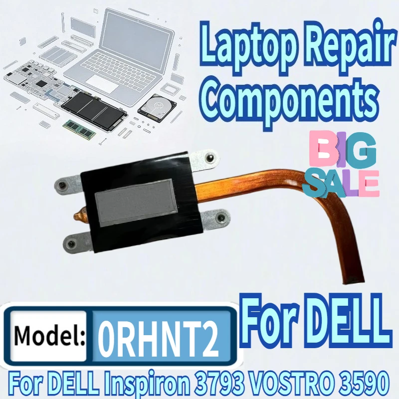 Heatsink For DELL Inspiron 3793 VOSTRO 3590 Thermal Module 0RHNT2 RHNT2 CN-0RHNT2