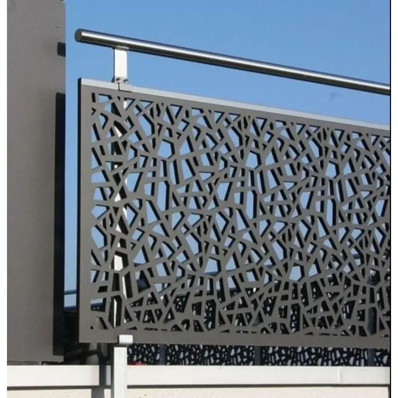 Cut Steel Gate Decorative Metal Garden Fence Panels Outdoor Privacy Screen