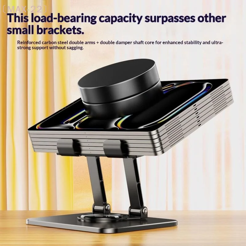 〔MAX-22〕360° Rotatable Foldable Tablet Stand Holder Adjustable For 4.7 12 Inch Phone Laptop Tablet Desktop