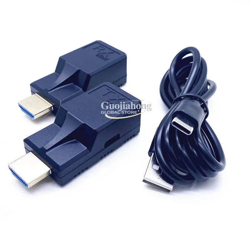 

Cross-border new product 60M Extender single network cable RJ45 to high definition 1080P unilateral power supply