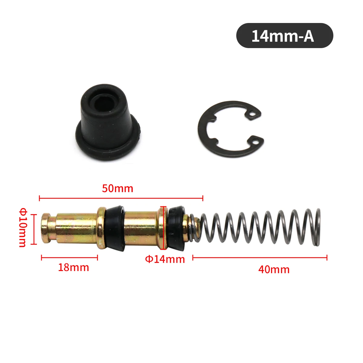 SCL MOTOS-Kit de Réparation de Piston de Frein d\'Embrayage Hydraulique pour Moto, 11mm, 12.7mm, 14mm, 16mm