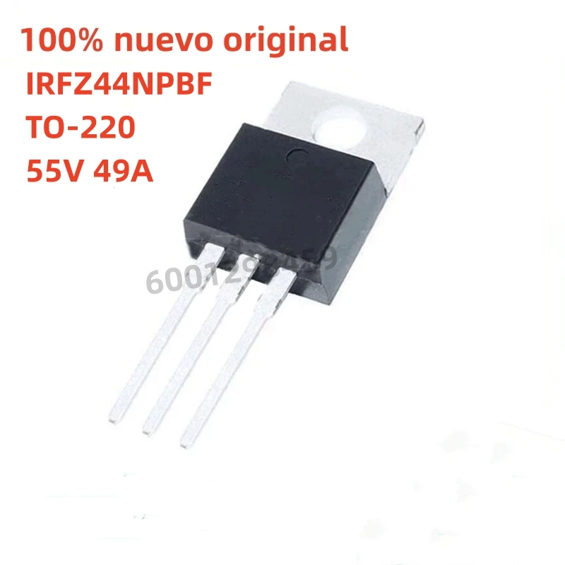 100% nuevo original mosfet transistor 10pcs - 50pcs  IRFZ44NPBF IRFZ44N  Z44N 55V  49A