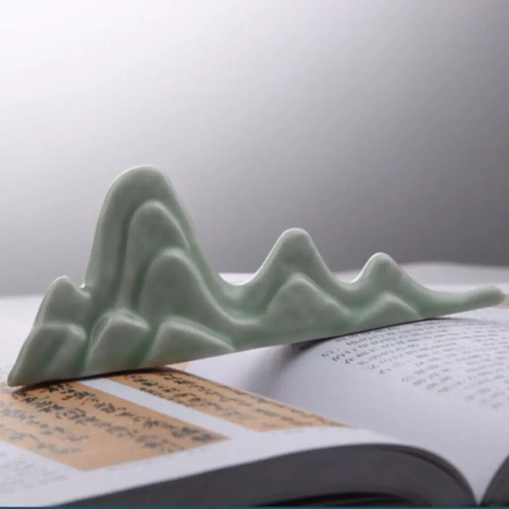 Creative Calligraphy Brush Holder Chinese Portable Ceramic Pen Holder Durable Practical Pen Rack Rest Stand Home Decoration