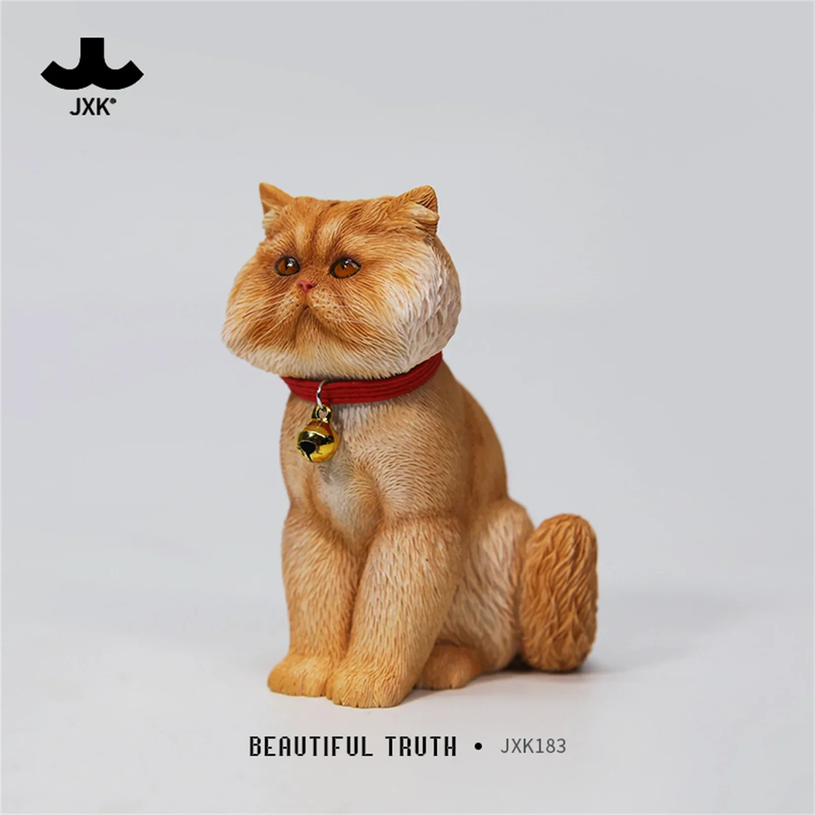 JXK-figura de gato feo 1/6 para adultos, modelo de gato de cara grande, accesorio de escena de Animal lindo, colección de decoración, regalo de cumpleaños, juguetes, accesorios, 1,0