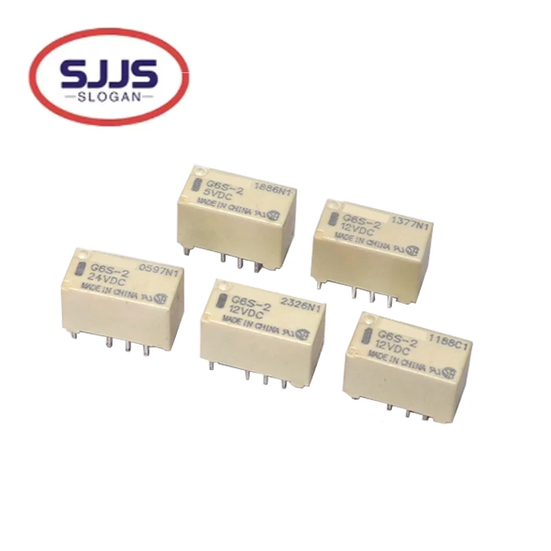 【10-2PCS】Authentic Original OMRON Signal Relay G6S-2F-Y 2-5VDC 12VDC 24VDC 3VDC 4.5VDC DC5V 8 Pin