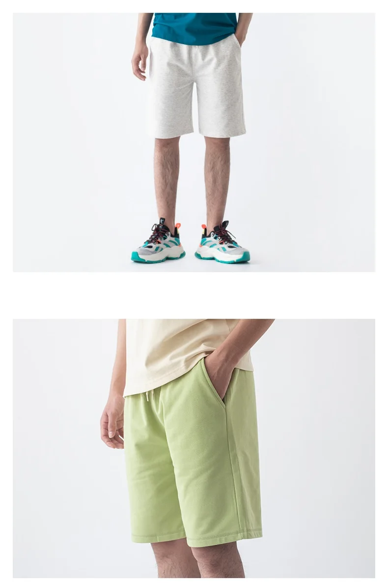 The latest trendy cotton casual durable and comfortable mid-length pants are the choice of young people.