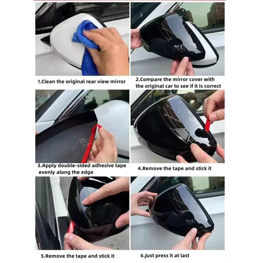 For Audi A3 8P A4 A5 B8 B8.5 A6L A8L RS6 S8 Q3 S5 RS3 Car Rearview Side Mirror Cover Wing Cap Exterior Door Housing Shell Trim