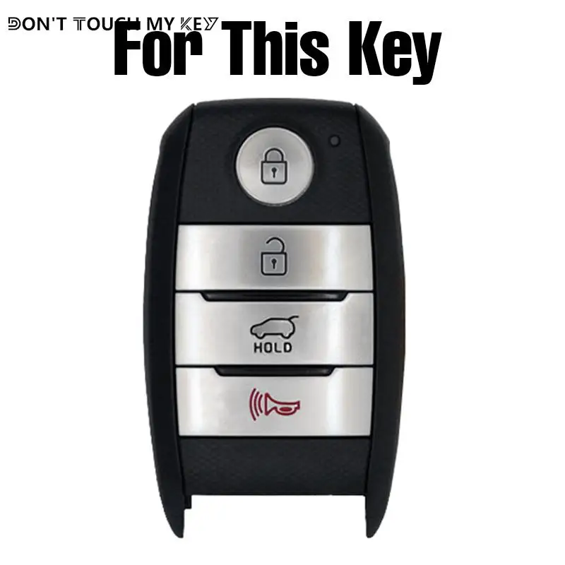 4 Button Silicone Car Remote Key Fob Shell Cover Case For Kia Sorento Optima Forte Koup Soul Niro Skin Holder Protector