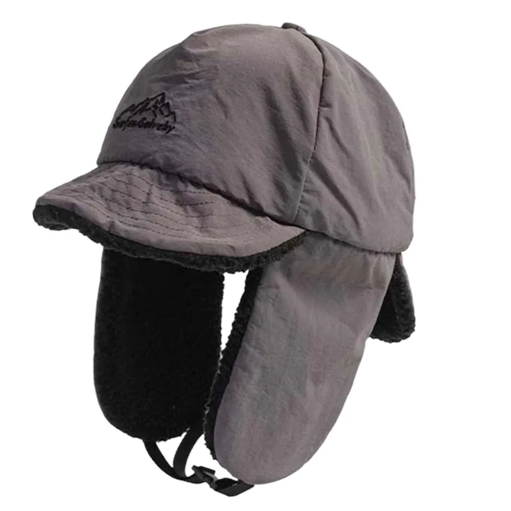 

Japanese Style Ear Protection Cap Multi-functional Lightweight Earflaps Visor Hat Soft Thickened Windproof Pilot Cap Winter