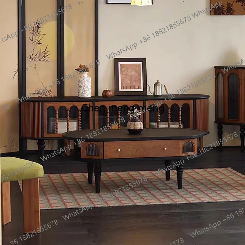 Trendy Classic Coffee Table Space saving With Drawers Nordic Luxury Coffee Table Elegant Beauty Table Basse Home Furniture