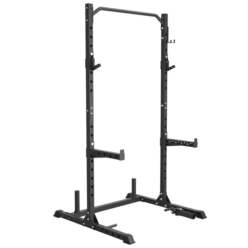 

Power Rack Squat Rack Fitness Pull Up Bar Station Weightlifting Squat Stand with J-Hooks