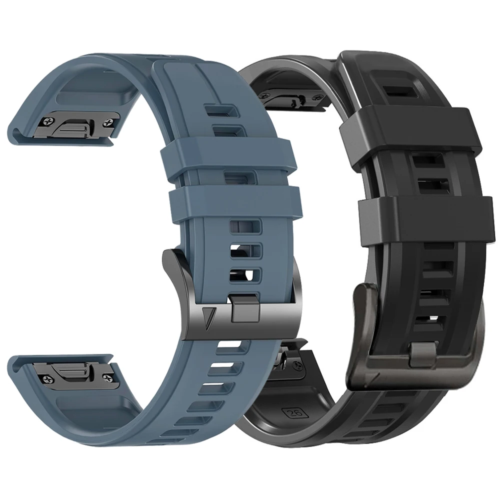 22mm 26mm WatchBand For Garmin Fenix 7X 7 Pro 8 E 6 6X 5X 5 Plus/Instinct 3 2X 970 965 QuickFit Silicone Strap Original 1:1 band