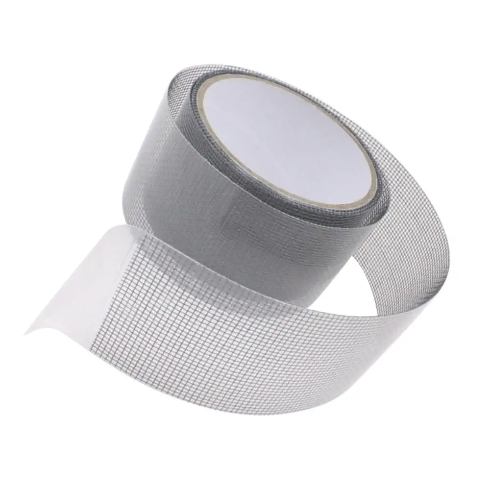 

Gray 50mmx2M Screen Door Repair Tape Window Adjustable Fix Patch Mesh Density Insect-proof Mosquito Solution Hardware