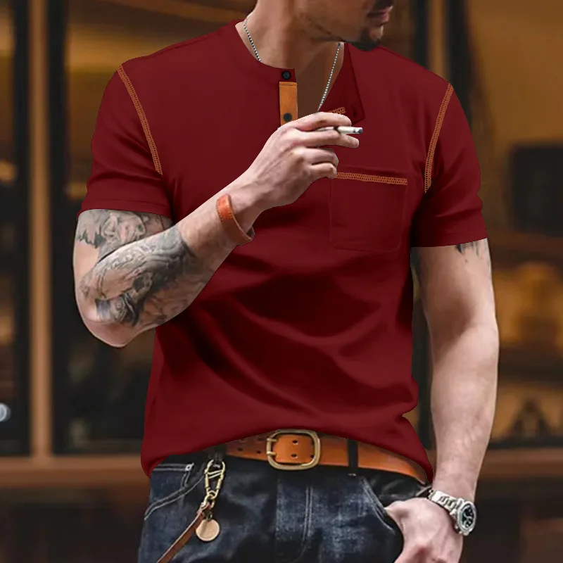 

Мужская рубашка с коротким рукавом в юго-восточноазиатском стиле, новинка 2024 года, футболка большого размера, летняя тонкая модель из полиэфирного волокна, удобная посадка