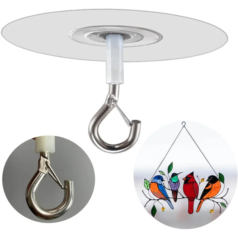 

10 шт. клейкие круглые потолочные крючки без отверстий для световых растений, мобильных занавесок