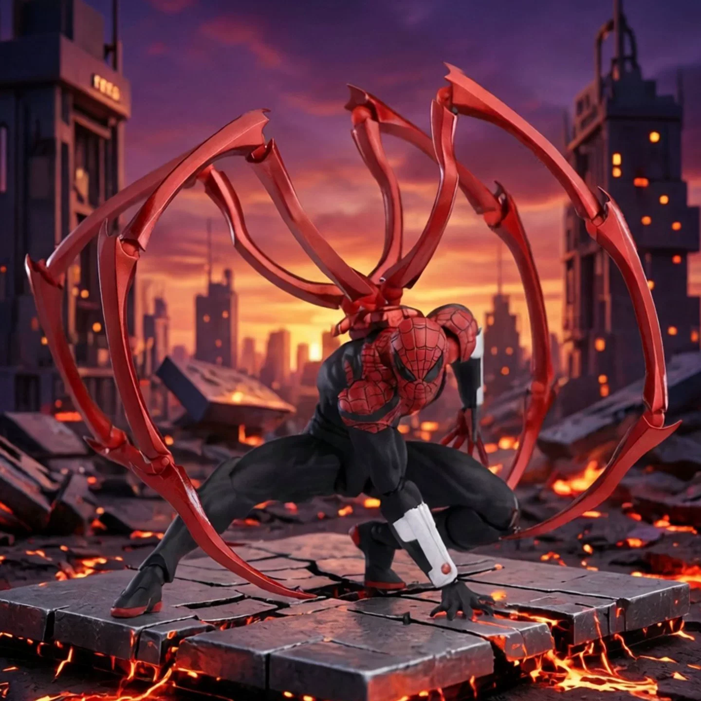 

16cm Mess Toys Ultimate Spider-Man Articulated Action Figure Joint Mobility Model Kit Collectible Ornament Figure Toy Boy Gift