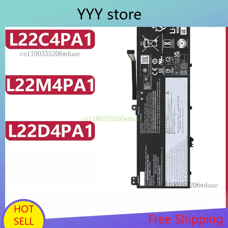 

For Lenovo Laptop battery L22D4PA1 5B11N46035 5B11K38963 5B11K38966 5B11K38968 5B11N45982 5B11N45944 SB11N45990 SB11K38967