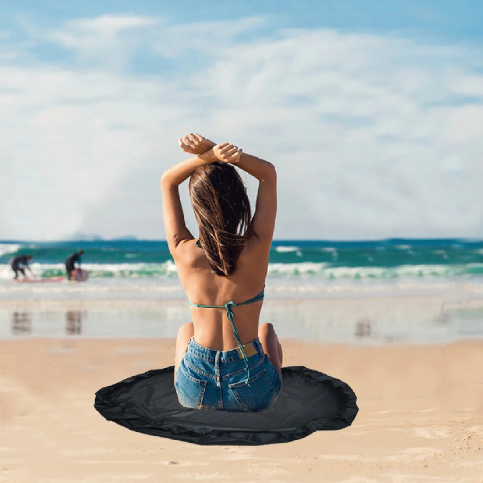 Meistverkaufte Aufbewahrungstasche für Tauchanzüge, Badeanzug, Surfanzug, schnelle Aufbewahrungstasche, Strand-Wickelunterlage, Unordnung, Taschenbündel