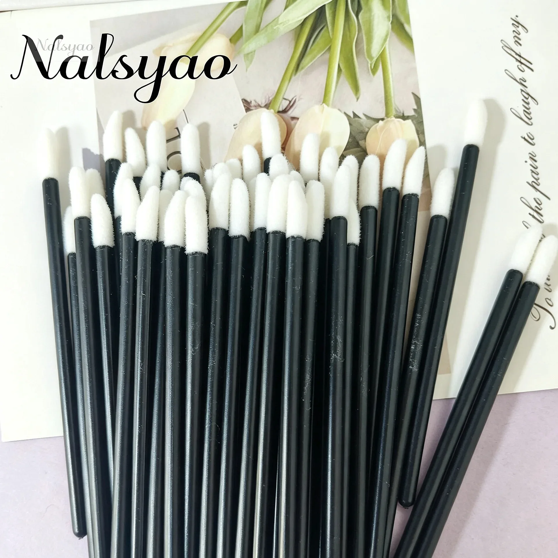 50PCs Disposable Micro Lip Bru - огляд і ціна Micro Brush Applicator
