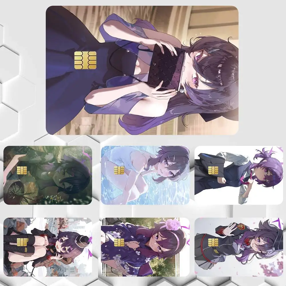Igusa Haruka  Blue Archive  Cute  Sticker Film Tape Skin for Credit Card Debit Card Waterproof Stickers