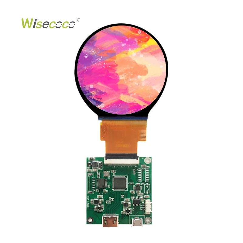 Wisecoco 2.1inch Round Tft Lcd Module 480*480 Lcd Display SPI Interface Circular LCD Screen for Wearable Device - view 2