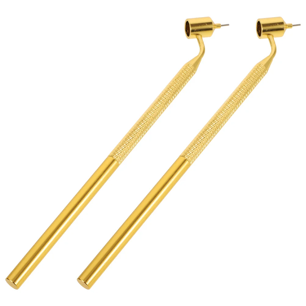 

2Pcs Car Touch Up Paint Pen Slant Tip Fluid Applicator Precise Auto Scratch Repair Tool Detailing Fine Line Pens for Narrow