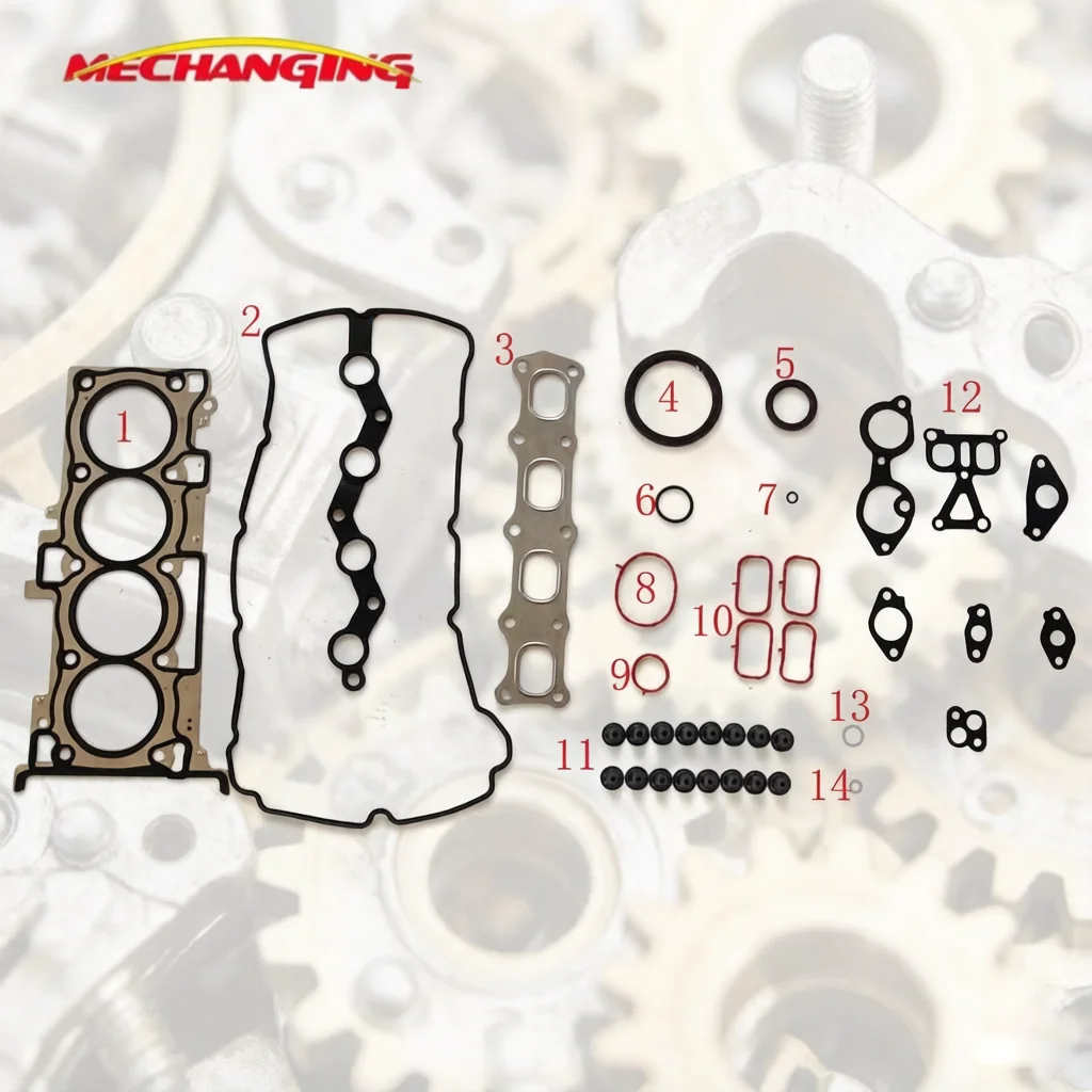 

4B10 4B11 For MITSUBISHI LANCER ASX 16V 1.8 16V METAL Full Set Engine Rebuilding Kits Engine Gasket 1000B334