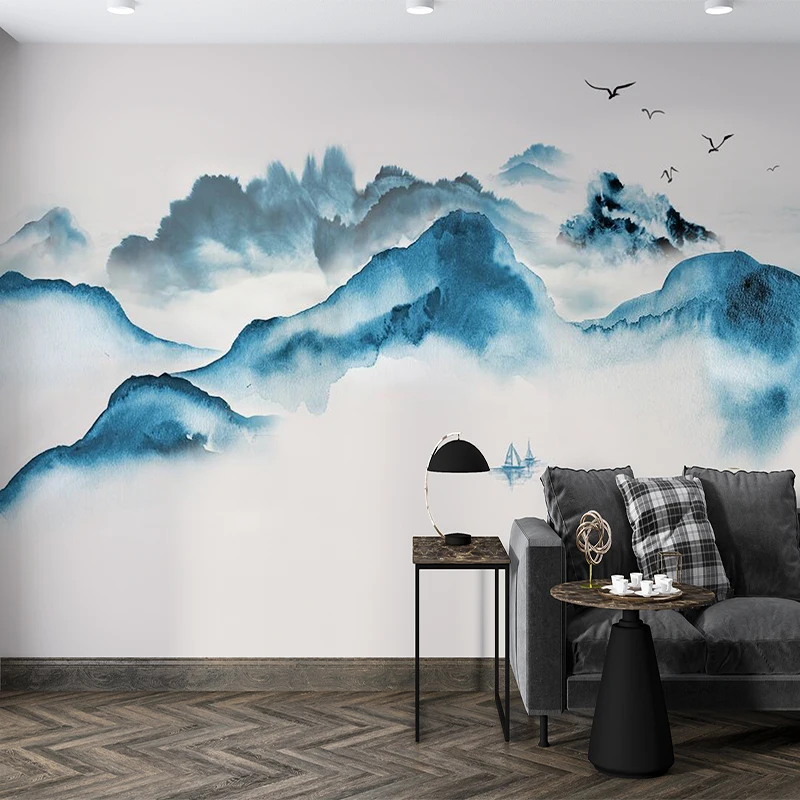 Milofi professional 3D wallpaper, mural, artistic conception, landscape painting, home decoration