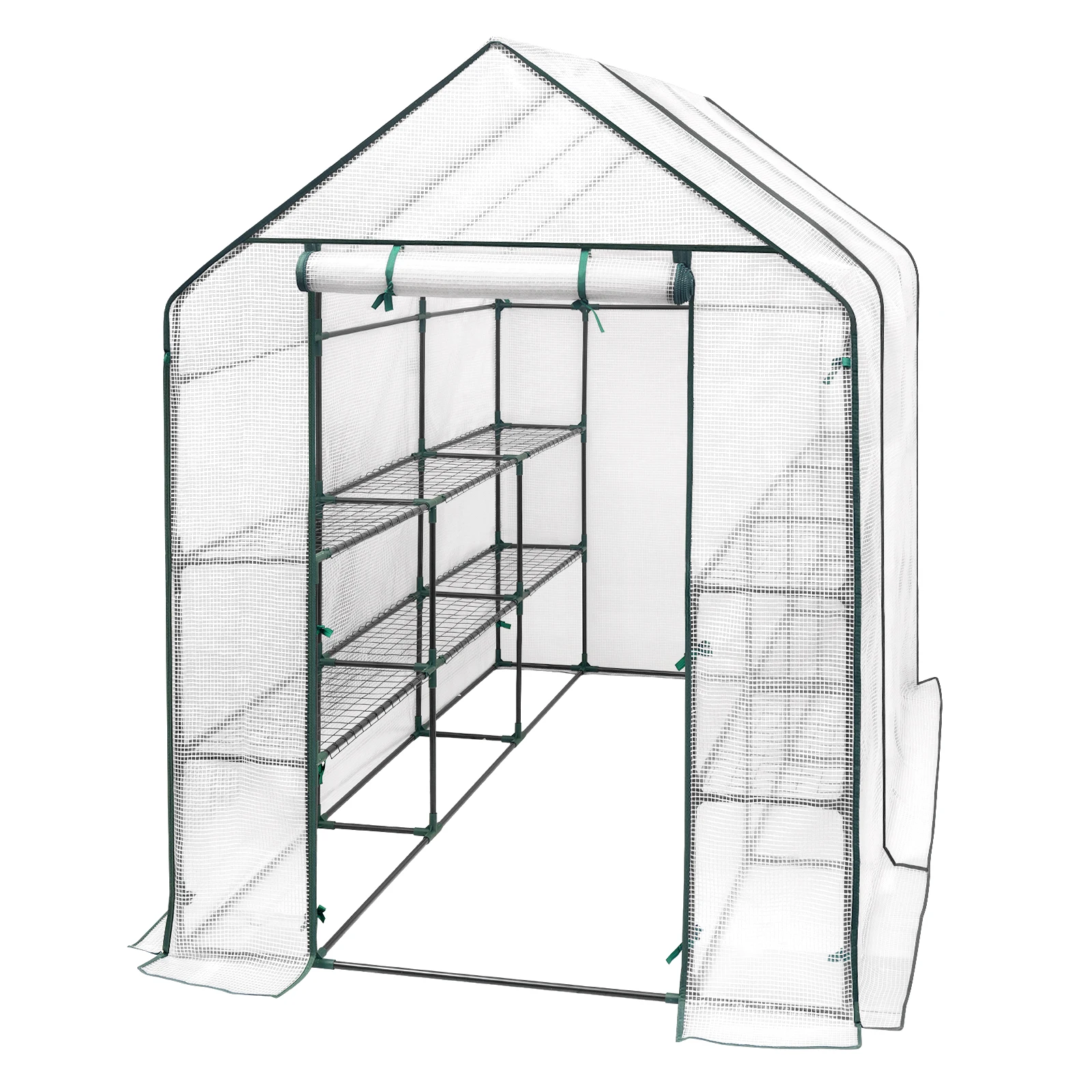 WOLTU Warmfolie-Gewächshaus für Tomaten und Garten mit Etagen, wasserdichtes Pflanzenzelt für Blumen- und Gemüseanbau, Haushaltsgartenhaus