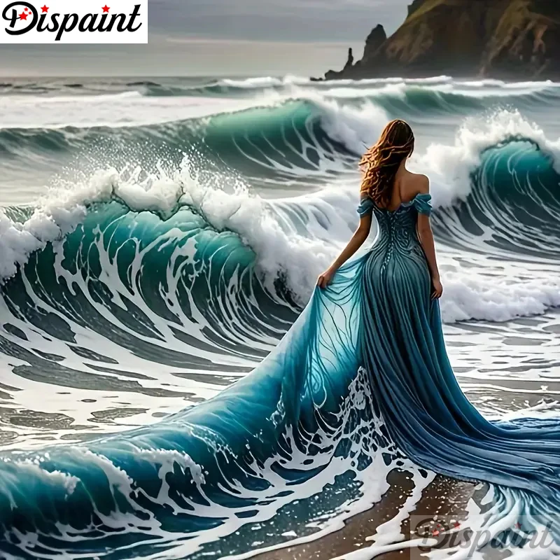 5D Diamond Painting: تجربة فنية ممتعة مع Portrait Beauty Beach