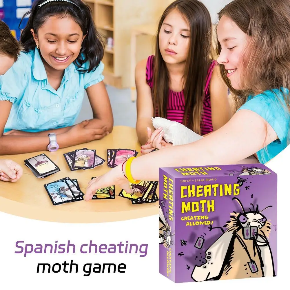 

1PCS POLILLA TRAMPOSA Mogel Motte Polilla Tramposa Card Game Devir-game Moth Cheate /Royal Xiaoqiang Cheating Moth