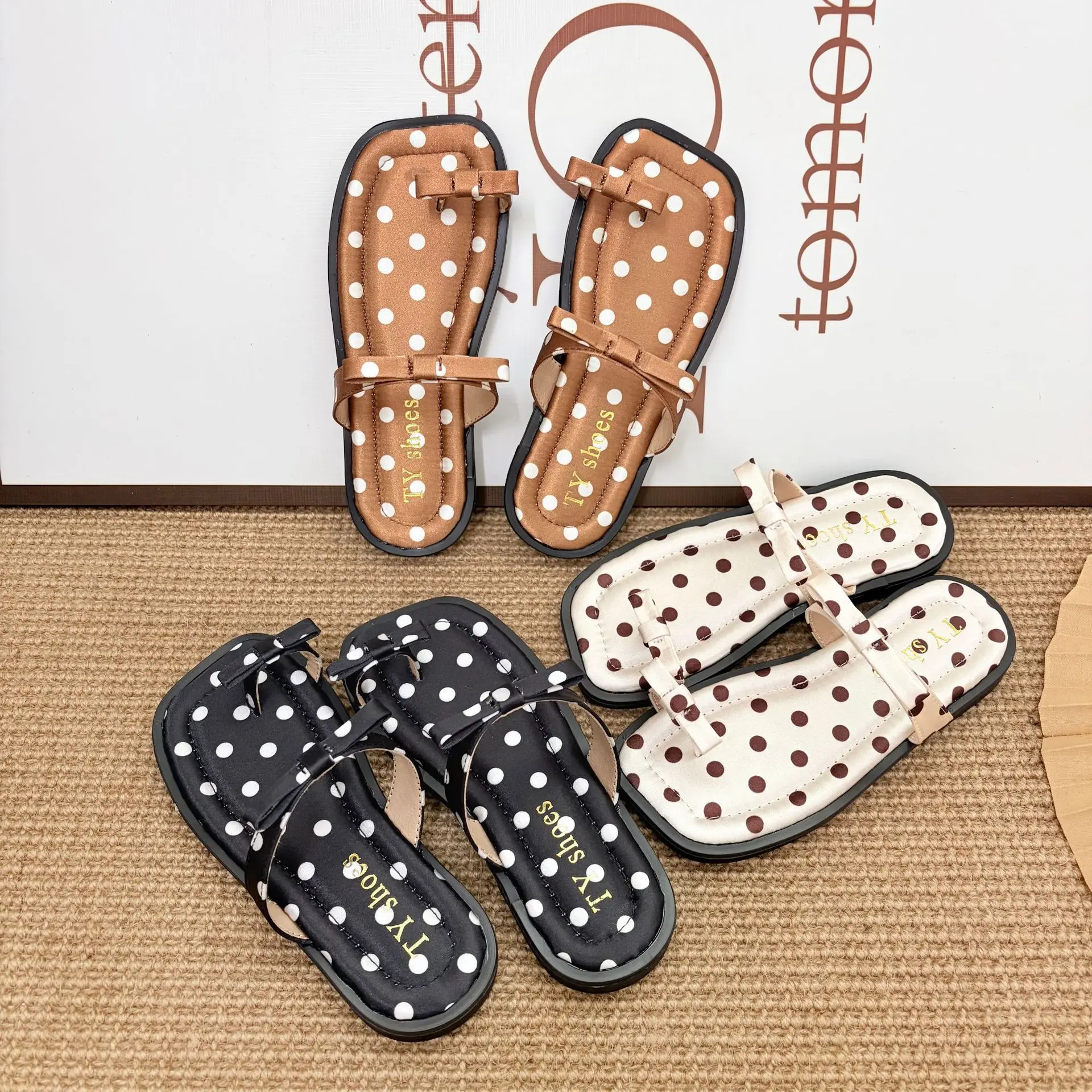 Kids'Casual Shoes PU Leather Summer Fashion Flip-Flops Outdoor Flat Bottom For Girls Designer Anti-slip White Black Size 25-36