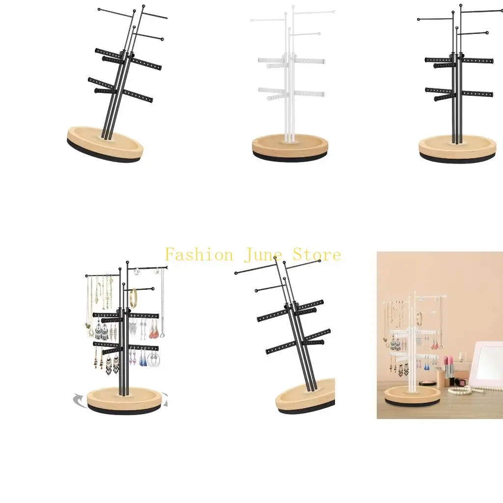 

N5KA Multifunctional Rotating Display Stand Metal Frame And Platform For Jewelry Store Necklace Bracelet Exhibition rack