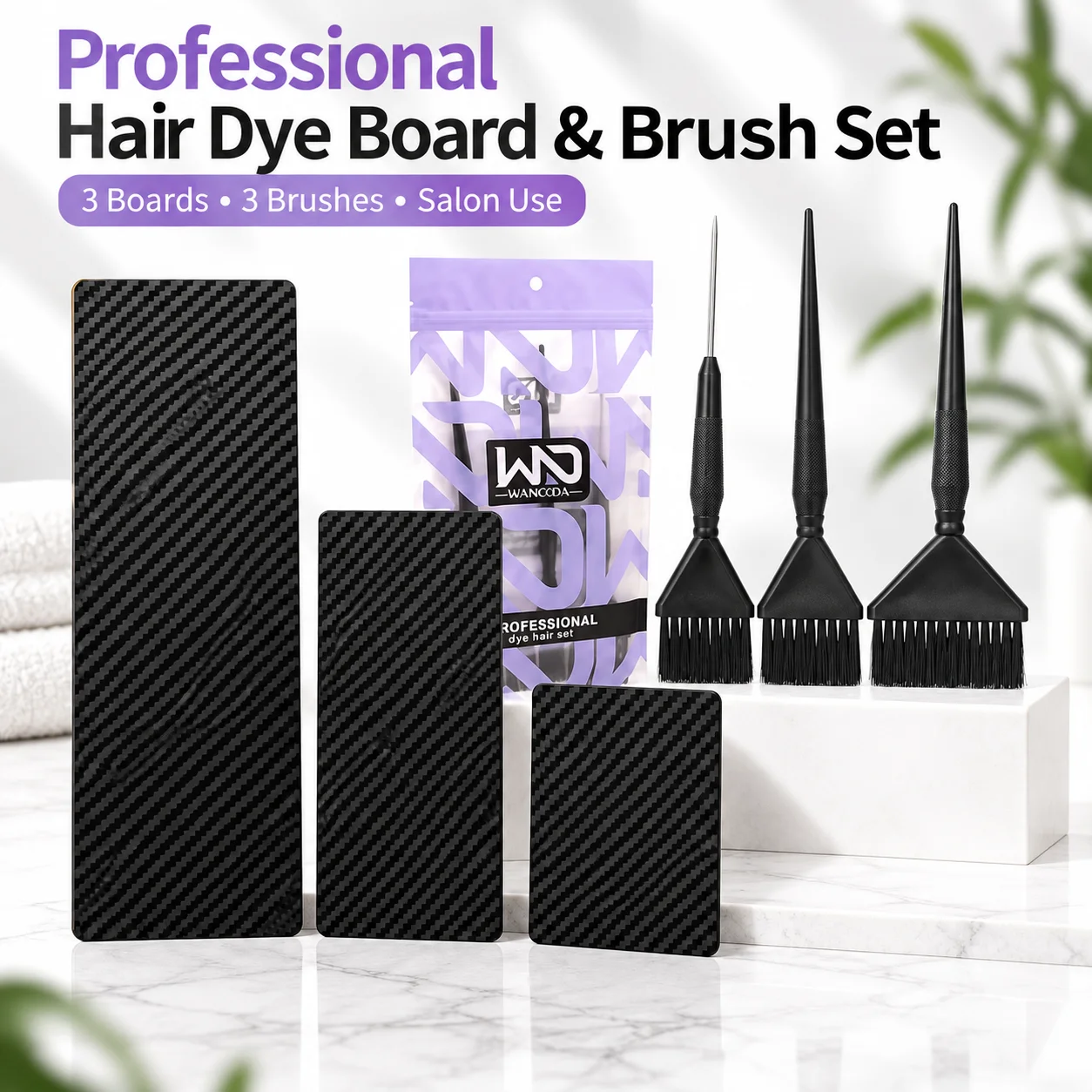 Salon Friseur Set Malbrett Friseur Haar Farbe Färben Pinsel Matte Barbershop Tönung Werkzeuge Zubehör Liefert