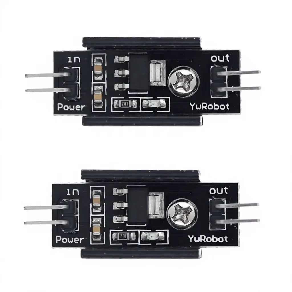 AMS1117 DC-DC 3.3V Power Module with Heat Sink and Power Indicator DC5V Power Module