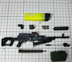 DAMTOYS DAM 78095 RUSSIAN Spetsnaz MVD SOBR PKM Gunner Toys Weapon Model PKM Clips Sling Can't be Fired For Fans Collectable 1/6