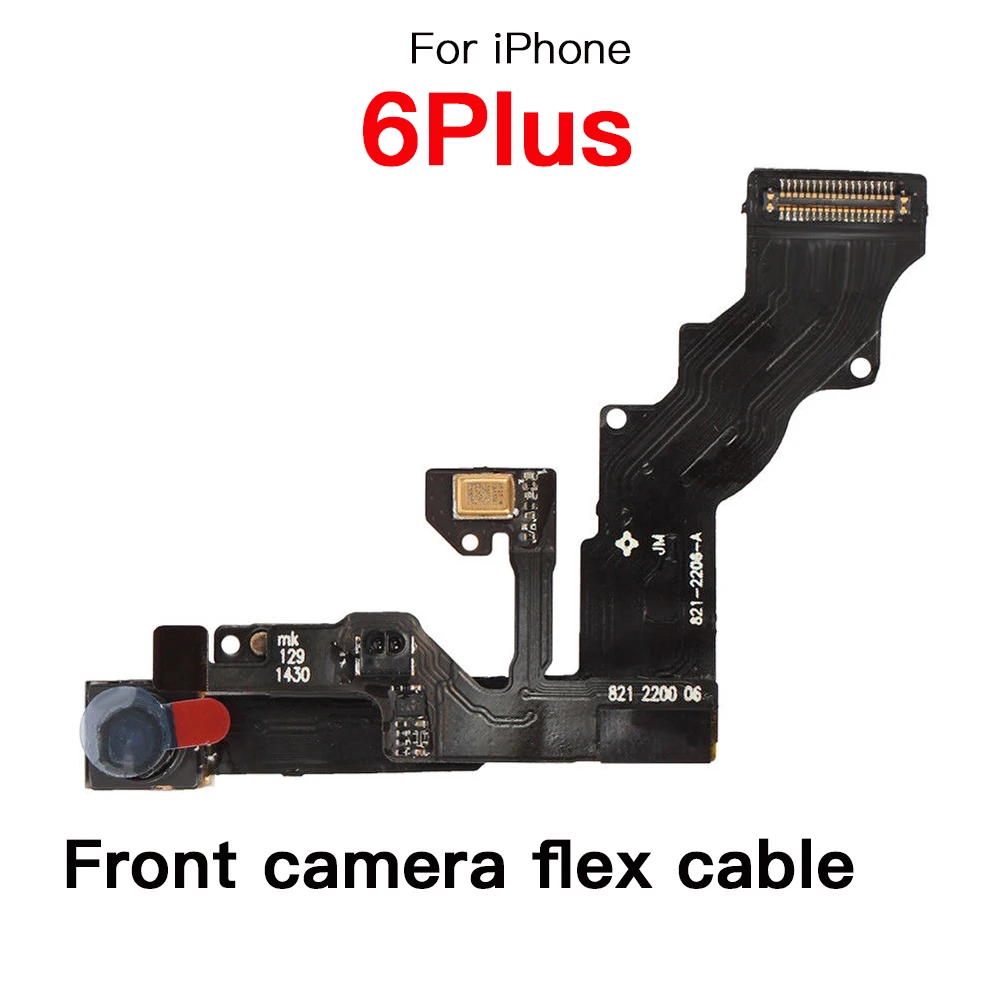 Full Set Parts Replacement For iPhone 6 Plus Power Volume Front Rear Camera Charging Flex Cable Home Button Loud Speaker Screw