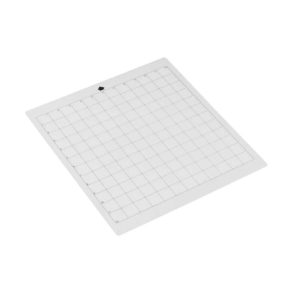 Transparente Adesivo Substituição Corte Mat com grade de medição, Mat para Silhouette Plotter Machine, 12*12 em