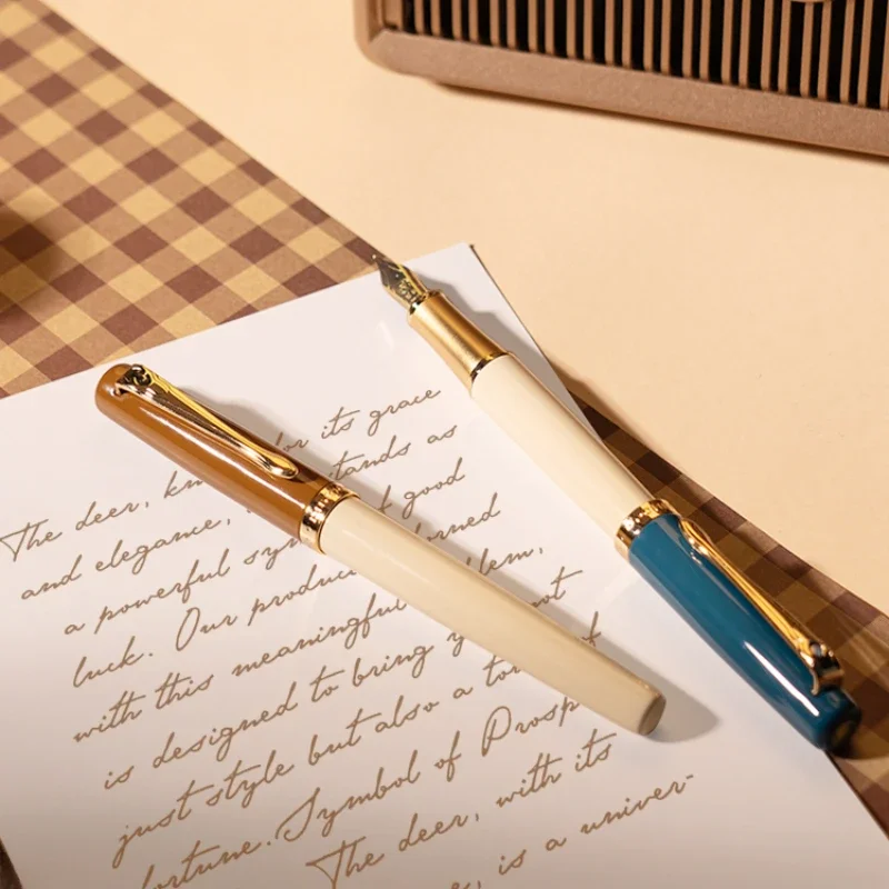 penna-stilografica-riimoo-517-dal-design-retro-pennino-in-iridio-dorato-f-05mm-penna-a-inchiostro-per-ufficio-cancelleria-scuola-e-calligrafia