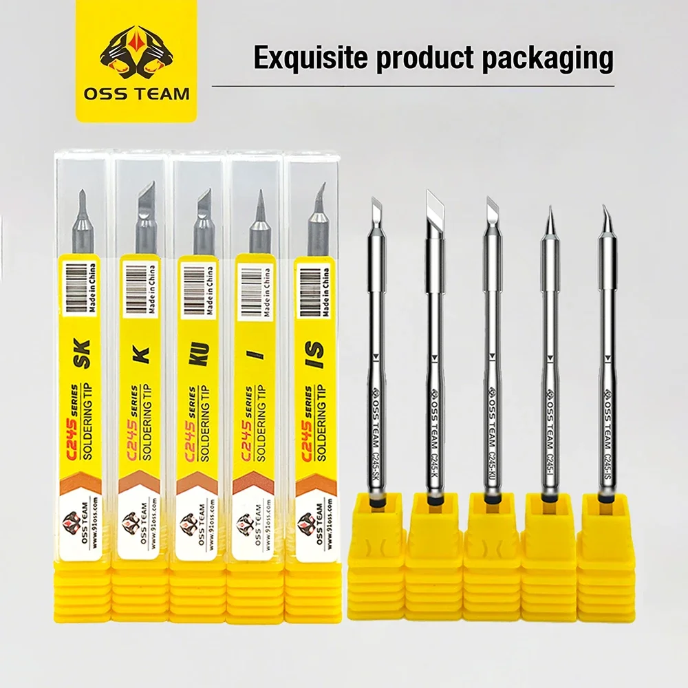 OSS C115/C210/C245 Serie Lötkolbenspitzen für T80 HS02 Lötkolben T210 T245 Lötstation